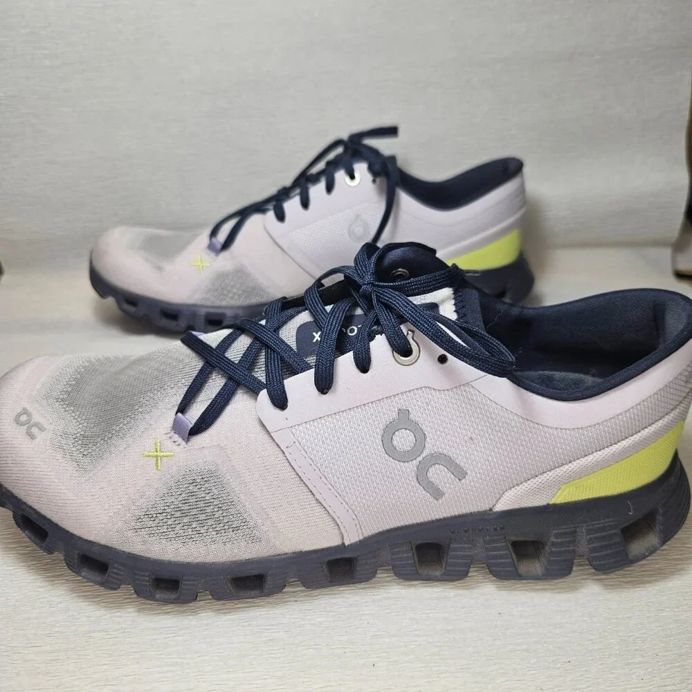 On Cloud X 3 Orchid/Iron Size 10W Worn Maybe One Time - Picture 3 of 8